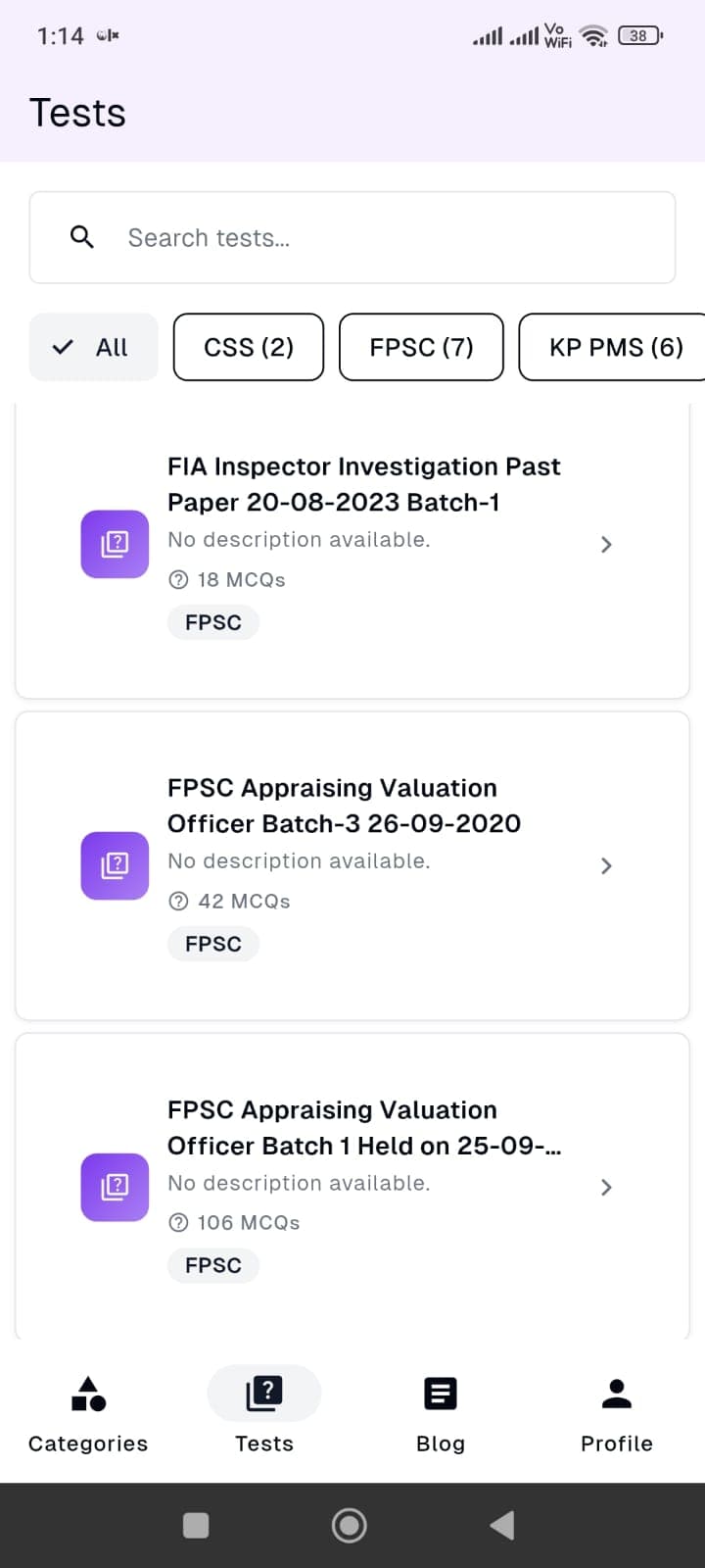 Take Topic-wise Tests